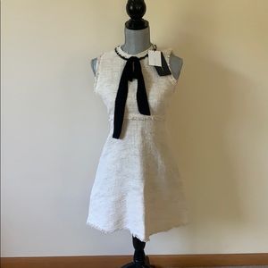 Zara SS16 sand tweed dress with tags